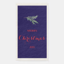 Servilleta De Papel Rama de abetos moderna para Navidades