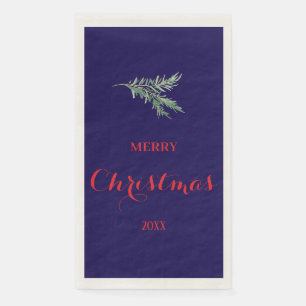 Servilleta De Papel Rama de abetos moderna para Navidades