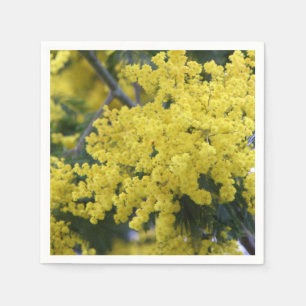 Servilleta De Papel Rama de mimosa