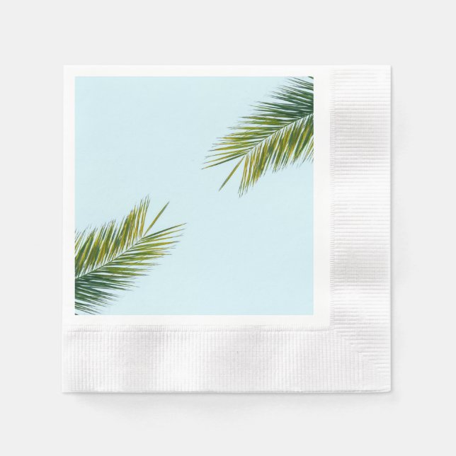 Servilleta De Papel rama de palmera (Anverso)