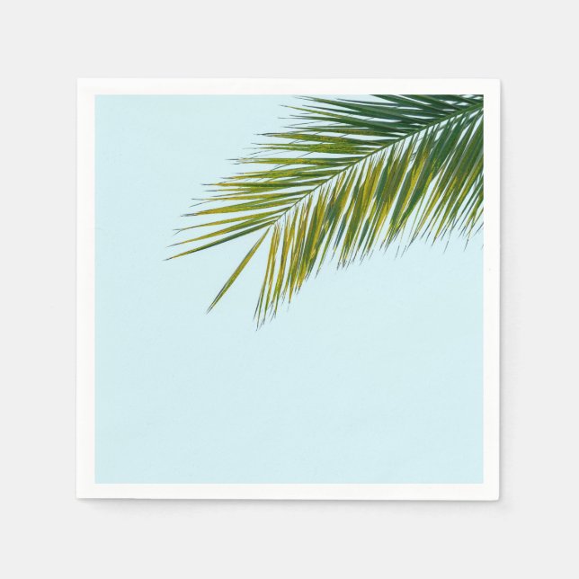 Servilleta De Papel rama de palmera (Anverso)