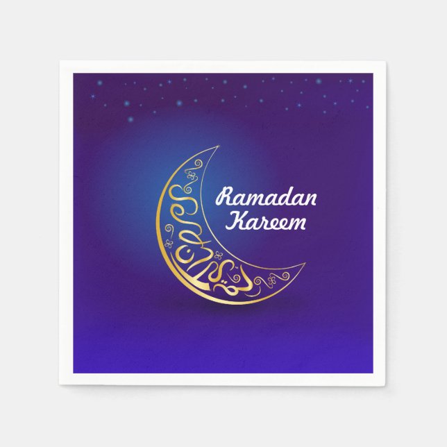 Servilleta De Papel Ramadan Kareem (Anverso)