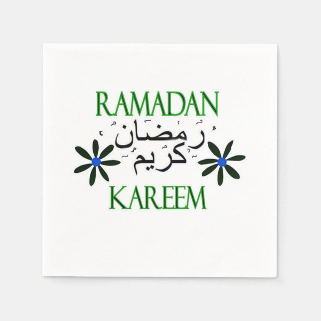 Servilleta De Papel Ramadan Kareem Islamic (Anverso)