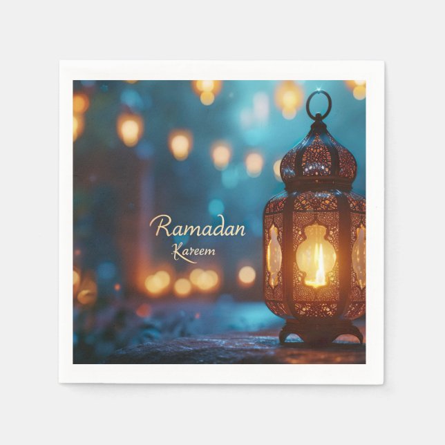 Servilleta De Papel Ramadan Kareem Napkins (Anverso)