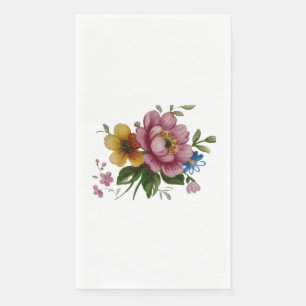 Servilleta De Papel Ramo Floral de Taza de Té