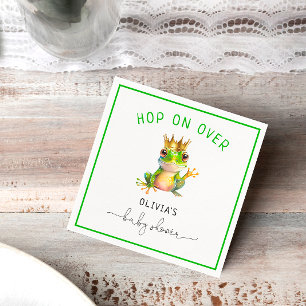 Servilleta De Papel Rana corta príncipe Baby Shower Napkins
