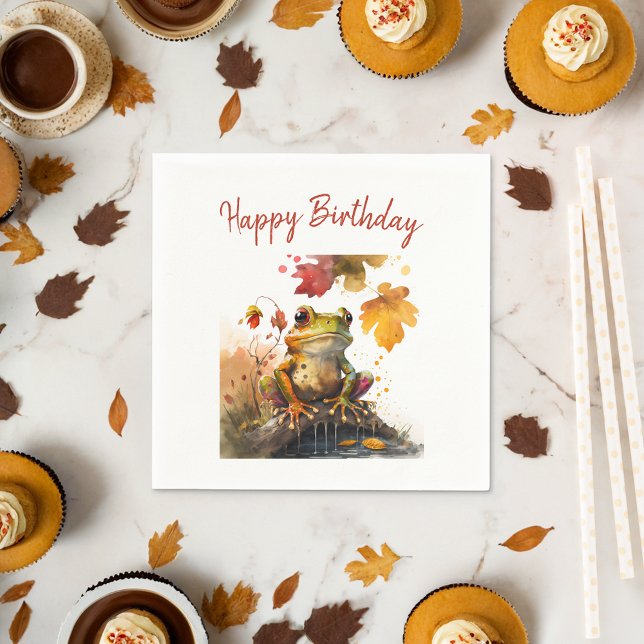 Servilleta De Papel Rana - Cumpleaños (Subido por el creador)