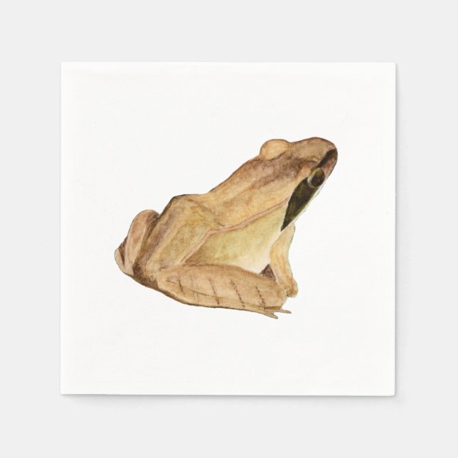 Servilleta De Papel Rana de madera (Anverso)