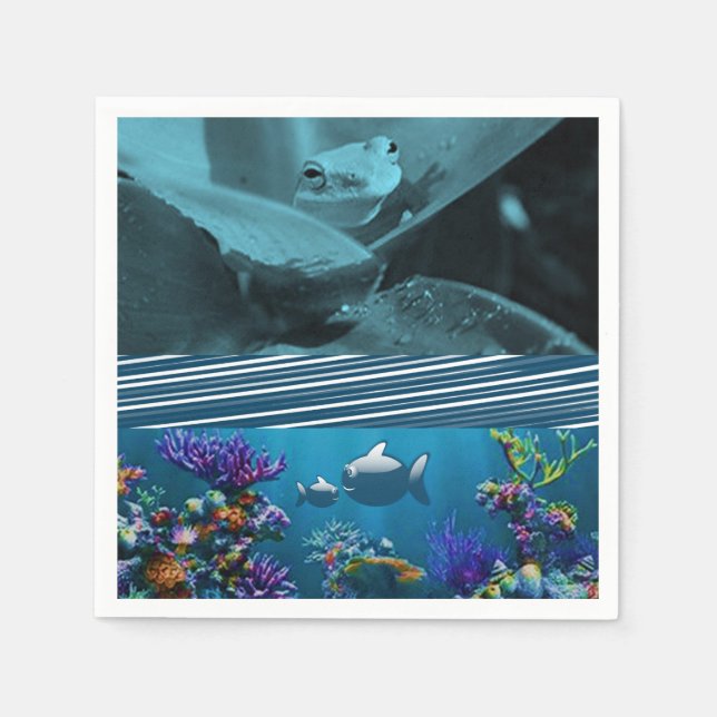 Servilleta De Papel Rana de servilletas de papel (Anverso)