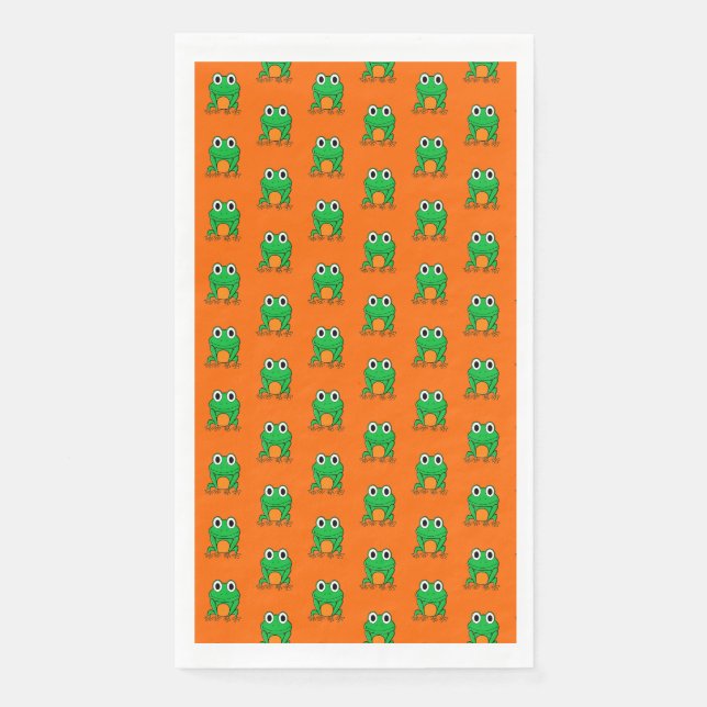 Servilleta De Papel Rana verde (Anverso)