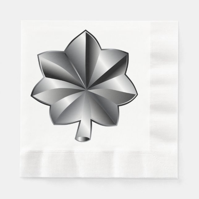Servilleta De Papel Rango militar de EE. UU. - Teniente Coronel (Anverso)