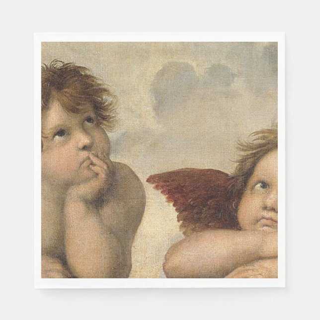 Servilleta De Papel Raphael Cherubs Angels (Anverso)