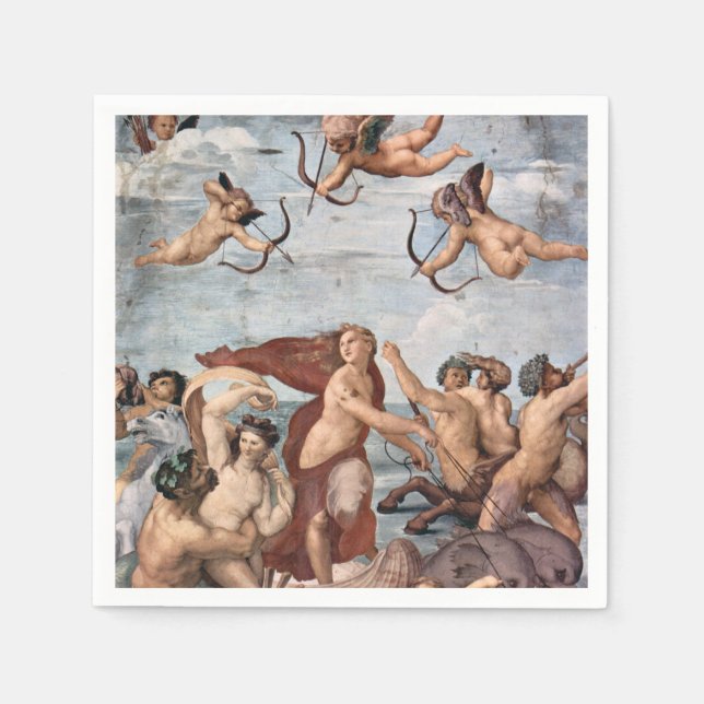 Servilleta De Papel RAPHAEL - Triunfo de Galatea 1512 (Anverso)