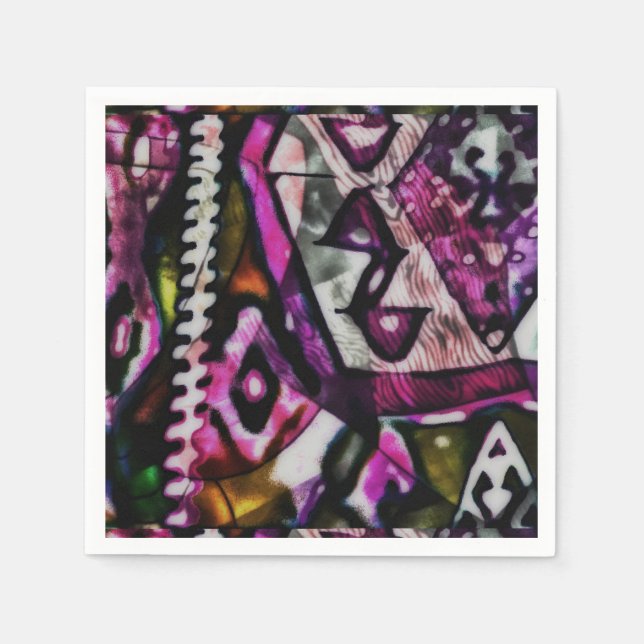 Servilleta De Papel Rapto en color (Anverso)