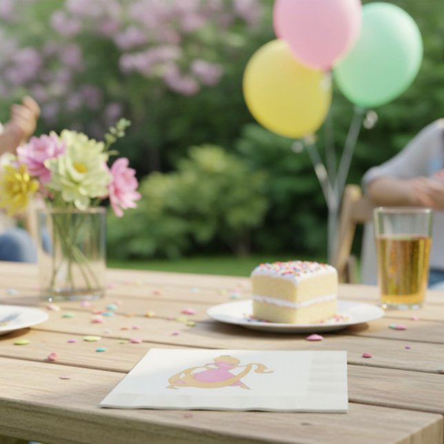 Servilleta De Papel Rapunzel Napkins (Subido por el creador)