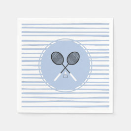 Servilleta De Papel Raquetas Badminton Cruzan el Deporte de Shuttlecoc