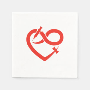 Servilleta De Papel Rasgo de sangre flebotomía cardíaca