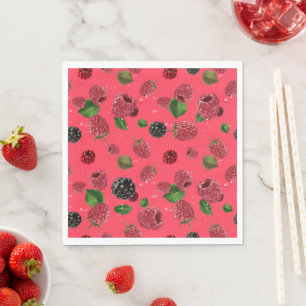 Servilleta De Papel Raspberry