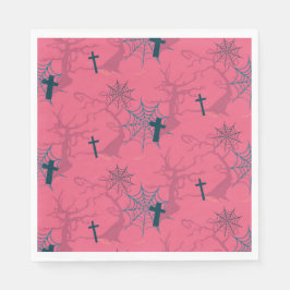 Servilleta De Papel Raspberry Pink grave araña de árbol