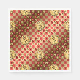 Servilleta De Papel Rata de Aries y Fuego