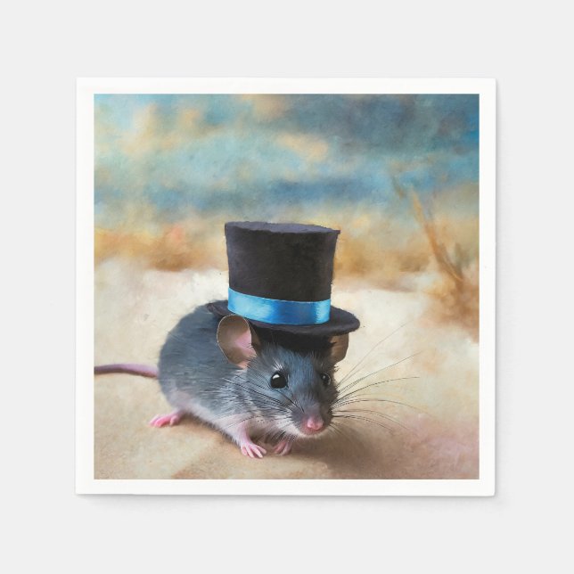 Servilleta De Papel Ratón del escudero de país (Anverso)