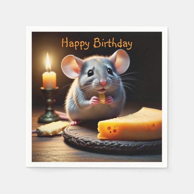 Servilleta De Papel Ratón dulce (Anverso)