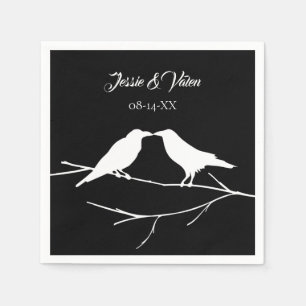 Servilleta De Papel Ravens Gothic Boda