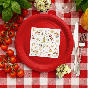 Servilleta De Papel Ravioli Sagrado   Cumpleaños de Pequeña Albóndiga 