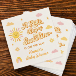 Servilleta De Papel Ray of Sunshine Baby Shower