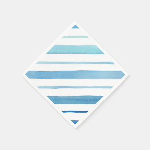 Servilleta De Papel Raya azul