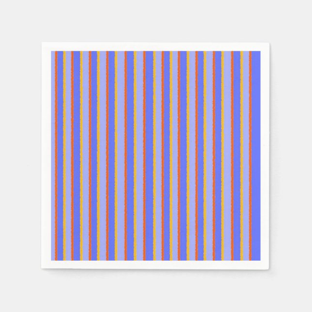 Servilleta De Papel rayas abstractas arte moderno (Anverso)