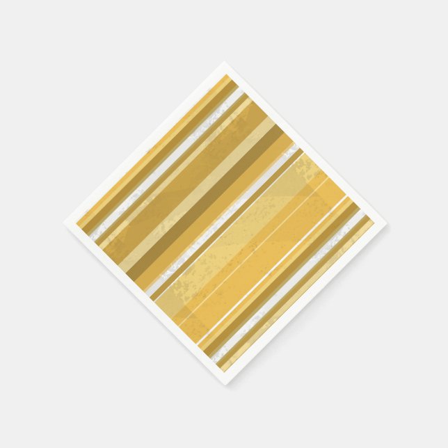 Servilleta De Papel Rayas Amarillo (Borde)