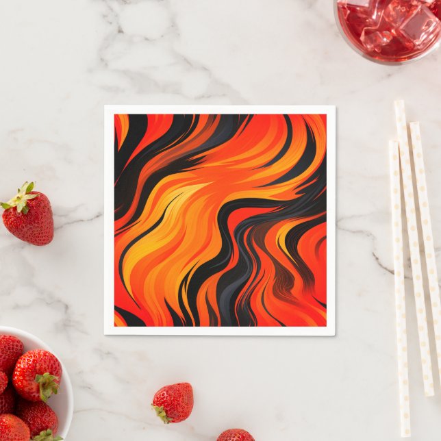 Servilleta De Papel Rayas Artsy (In situ)