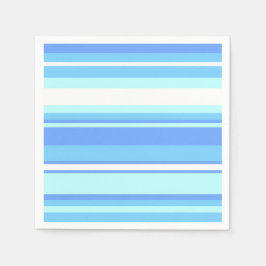 Servilleta De Papel Rayas azul cielo