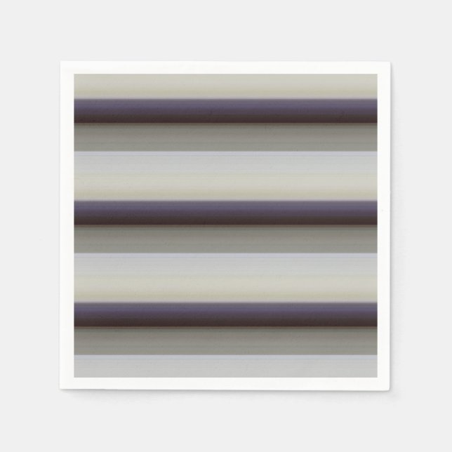 Servilleta De Papel Rayas azules grises de época (Anverso)