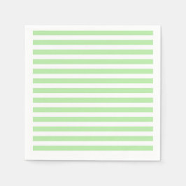 Servilleta De Papel Rayas blancas y verdes
