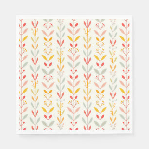 Servilleta De Papel Rayas de caída silenciadas