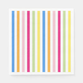 Servilleta De Papel Rayas de colores