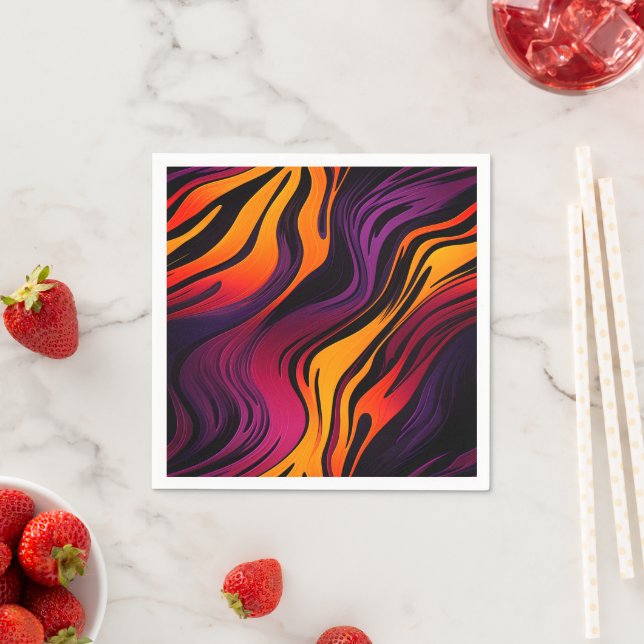 Servilleta De Papel Rayas de colores (In situ)