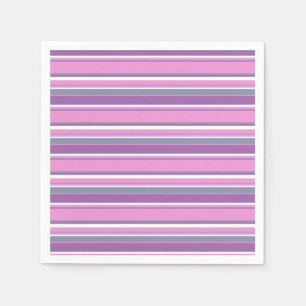 Servilleta De Papel Rayas de lilac