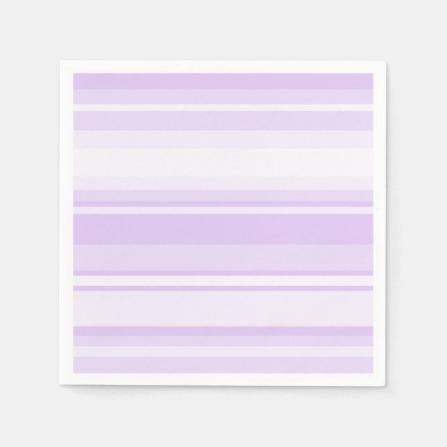Servilleta De Papel Rayas de lilac (Anverso)
