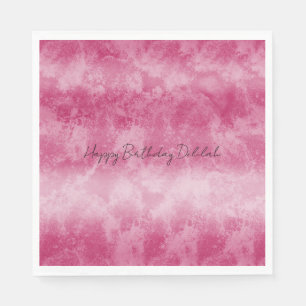 Servilleta De Papel Rayas de ómbre rosado de Rubor