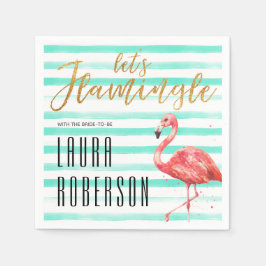 Servilleta De Papel Rayas de punto flotante de color de agua | Ducha d