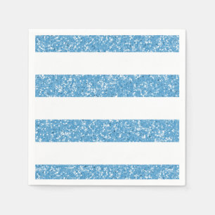 Servilleta De Papel Rayas de Purpurina espumoso Cuadros de papel