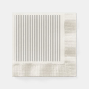 Servilleta De Papel Rayas del bastón de caramelo del navidad en blanc