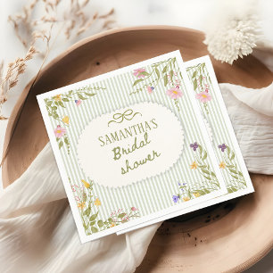 Servilleta De Papel Rayas florales recién salidas del mercado Desayuno