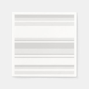 Servilleta De Papel Rayas grises claras