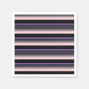 Servilleta De Papel Rayas grises negras de época