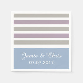 Servilleta De Papel Rayas Patrón personalizado de papel servilletas