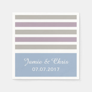 Servilleta De Papel Rayas Patrón personalizado de papel servilletas